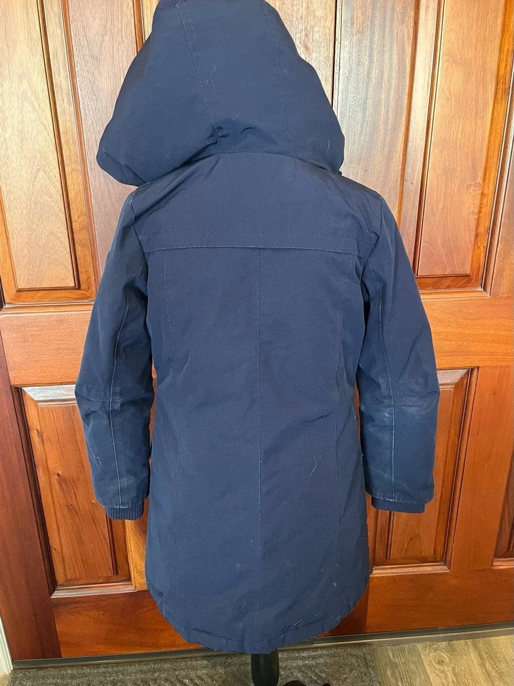 Gap Kids Girl Cold Control Ultra Max Down Parka Coat Navy Size L